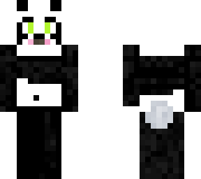 panda with bow