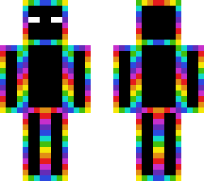 rainbow outline person