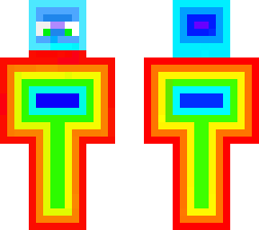 rainbow skin