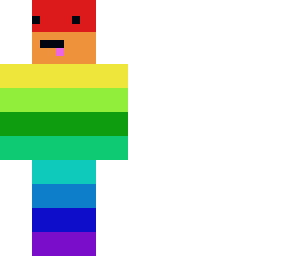 rainbow skin