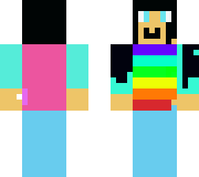 rainbow top girl