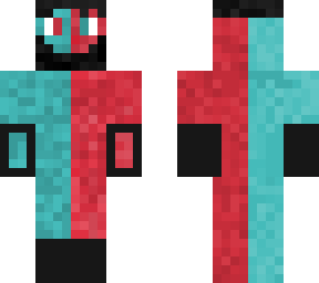 red and blue