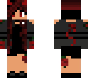 roses on devil girl uwu