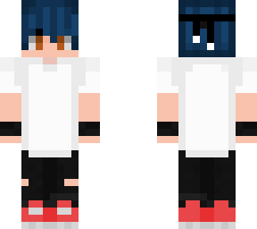sports outfit blue hair