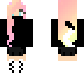 white-black cat