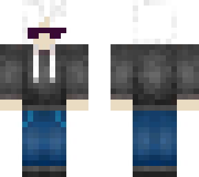 white hair modle 2