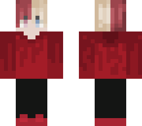 ~split hair boy (red)~
