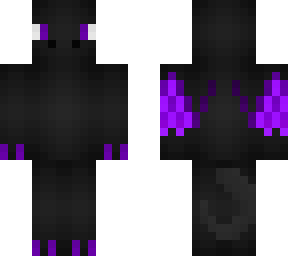 black and purple dragon