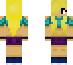 blond teenage girl with headphones