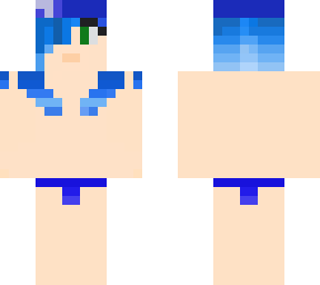 blue girl