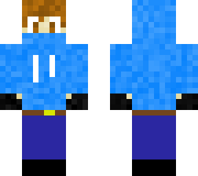 blue hoodie boy
