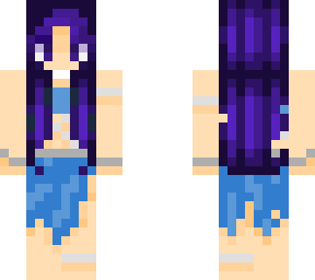 blue mermaid out of water