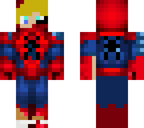 broken spiderman suit
