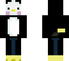 derpy peachu as a penguin