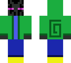 enderman  con abrigo