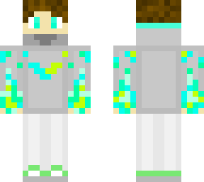 fire boy teal green