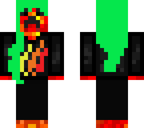girl preston with green hair