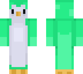 green penguin