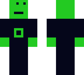 green square black dude