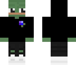 meme frog (black)
