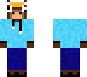moose with goose hat