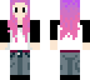pink/purple ombre hair
