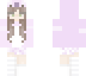 purple hoodie girl