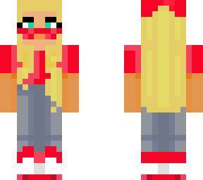 red glasses