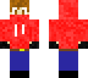 red hoodie boy