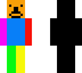 the skin my 3 yr old sister made me make (unicorn cquallic skin) (cquallic?)