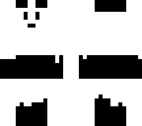 white stripes panda