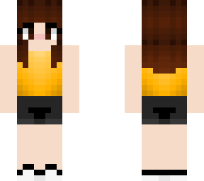 yellow t-shirt gurl