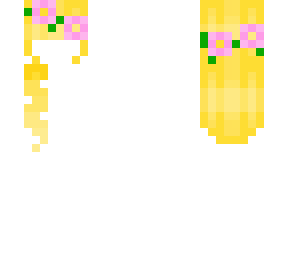 blonde with flower crown hb