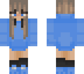 blue girl
