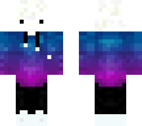 blue purple gradient white ninja