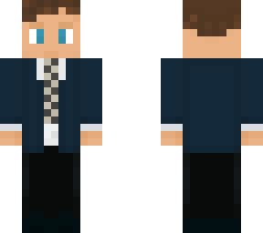 blue suit