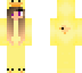 ducky girl with flower clip