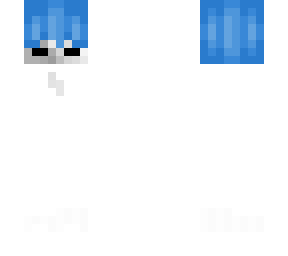he got blue hair