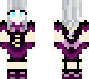 kawaii purple skin