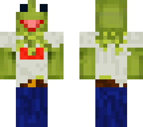 kermit with clotes