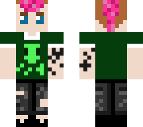 me with a mohawk