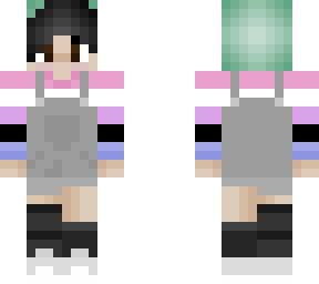 pastel gender fluid (hair color swap)