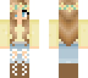 pastel yellow cute girl
