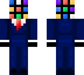 professor rubics with black hands