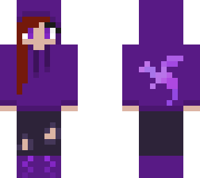 purple dragon sweatshirt girl