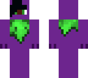 purple pixeldip reskin with green eyes