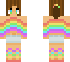 rainbow girl