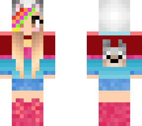 rainbow girl