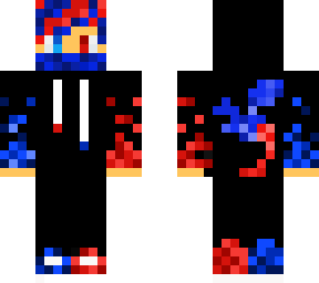 red & blue dragon gamer