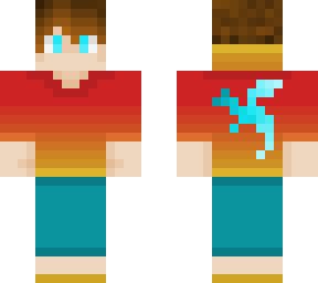 red/yellow hoodie dragon boy